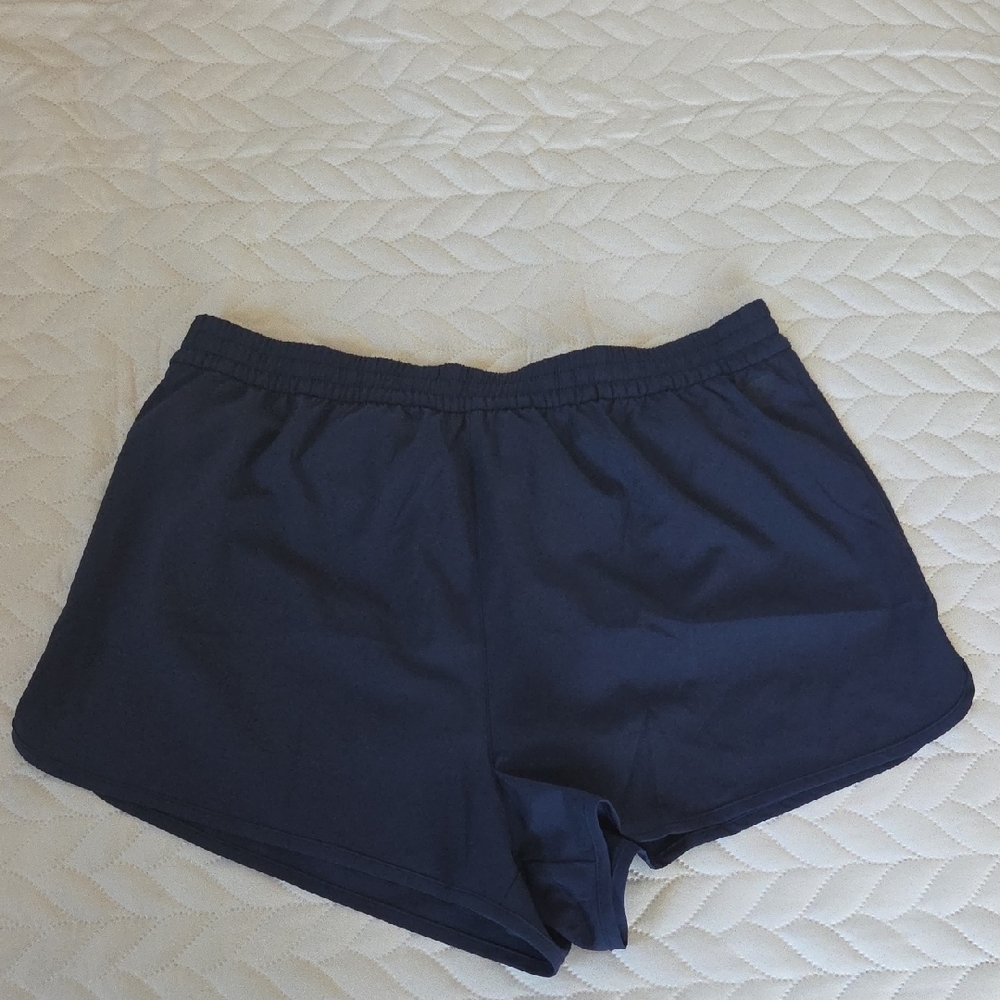 PINK Victoria's Secret Dark Blue Athletic Shorts